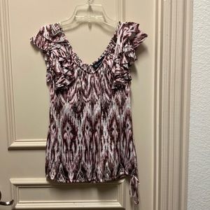 INC Pink/Brown/White Top